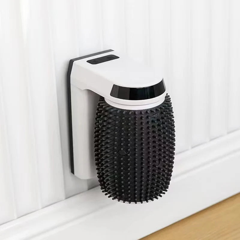 Pet Self-Cleaning Wall Brush Gentle Cat Corner Scratcher Auto Grooming Tool