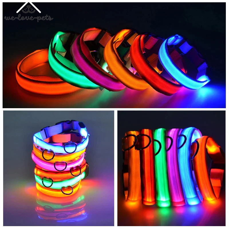 Illuminate Your Pup's Safety: Waterproof LED Adjustable Flashing Dog Collar