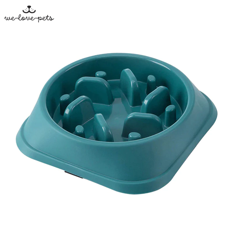 Pet Slow Food Bowl Small Dog Choke-Proof Bowl Non-Slip Slow Food Feeder Dog Rice Bowl Pet Supplies Available for Cats and Dogs