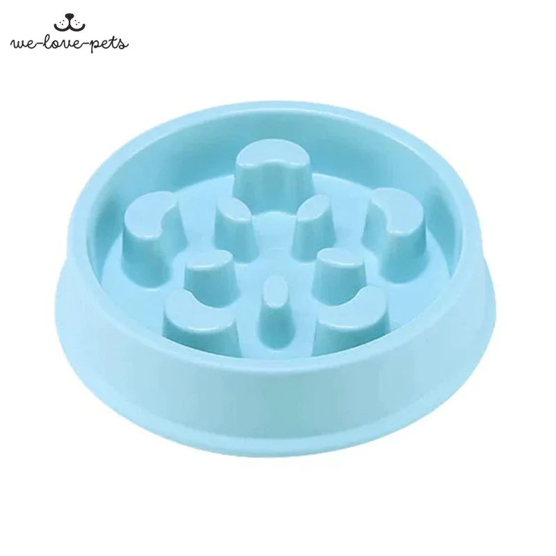 Pet Slow Food Bowl Small Dog Choke-Proof Bowl Non-Slip Slow Food Feeder Dog Rice Bowl Pet Supplies Available for Cats and Dogs