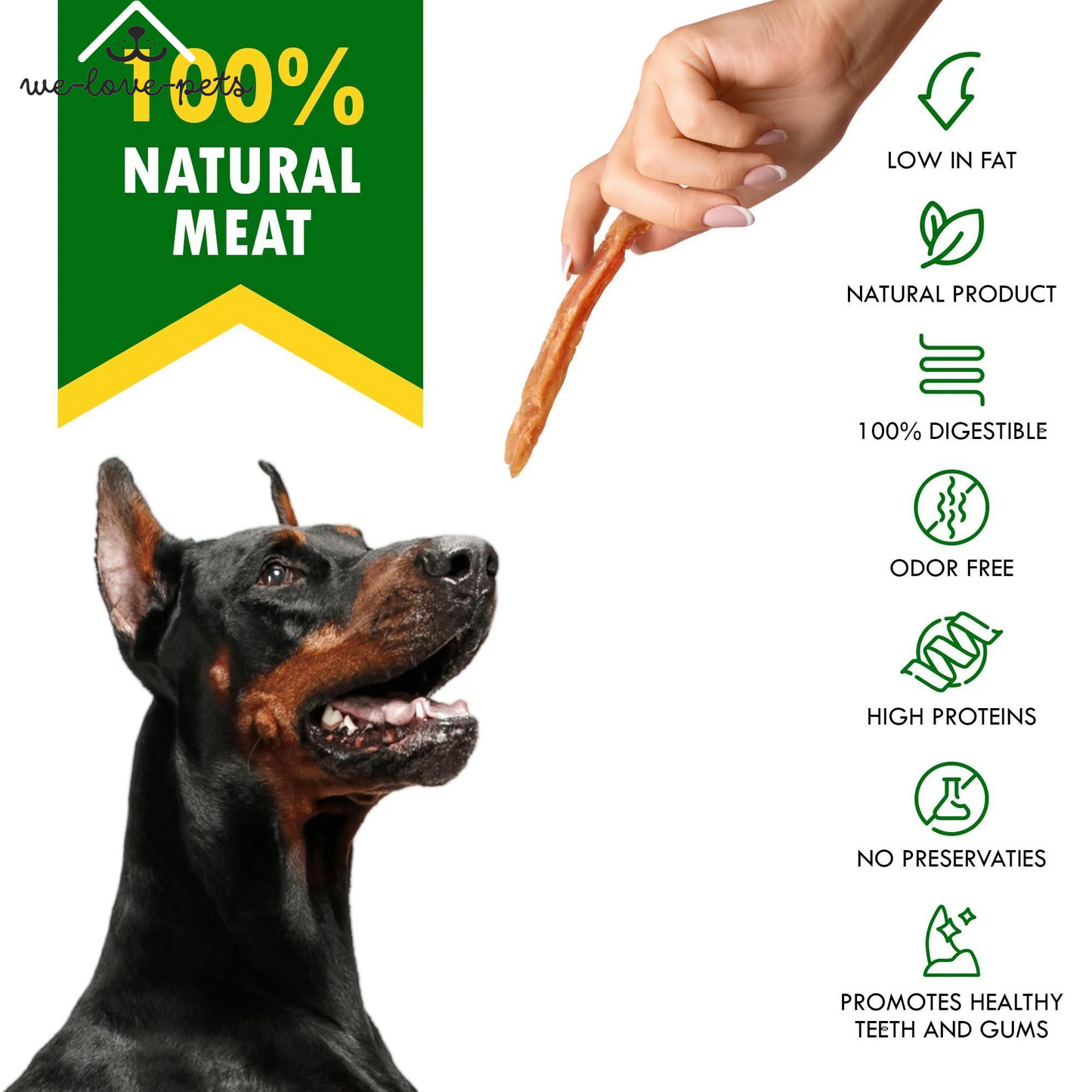 Chicken Strips Dog Treats Human Grade Meat Sticks Grain Free Chews 10.6 Oz