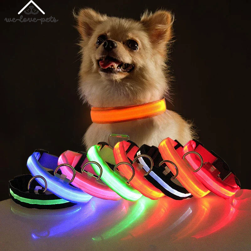 Illuminate Your Pup's Safety: Waterproof LED Adjustable Flashing Dog Collar