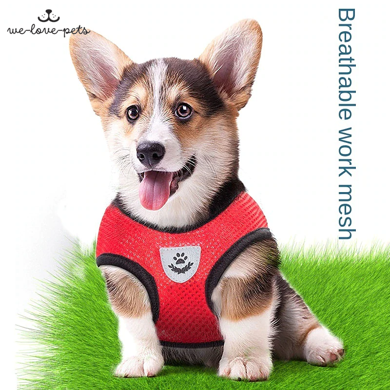 Cat Dog Pet Harness Adjustable Control Vest Dogs Reflective S M L XL Leash