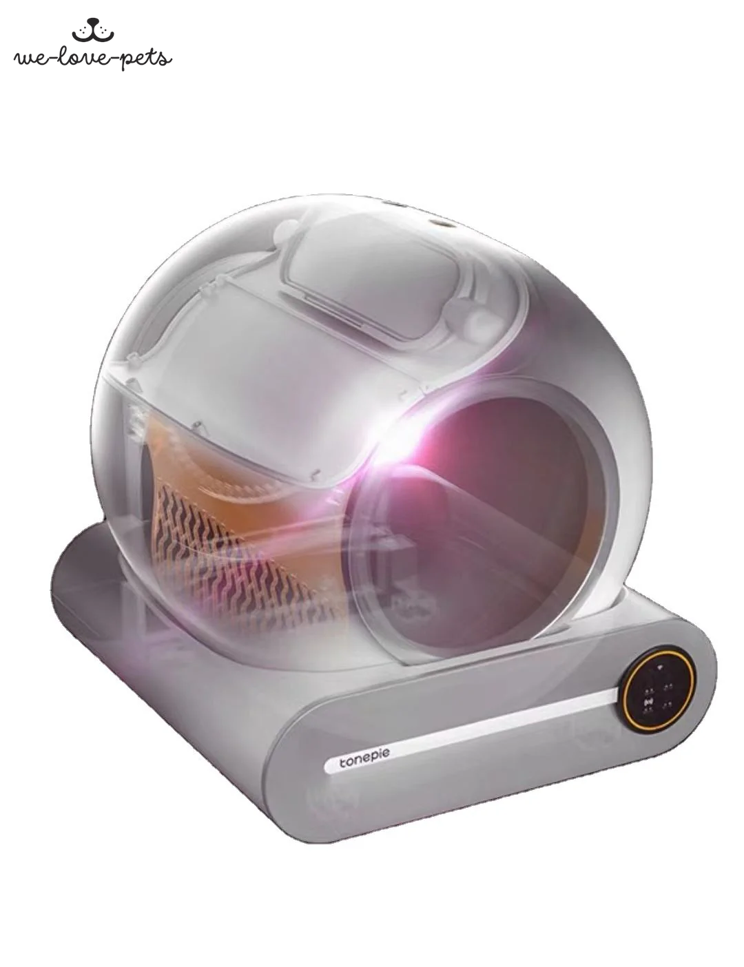 Self Cleaning Cat Litter Box, Ultra-Safe Protection Automatic Cat Litter Box, APP Control/Lower Entry/Large Capacity