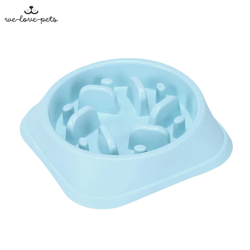 Pet Slow Food Bowl Small Dog Choke-Proof Bowl Non-Slip Slow Food Feeder Dog Rice Bowl Pet Supplies Available for Cats and Dogs