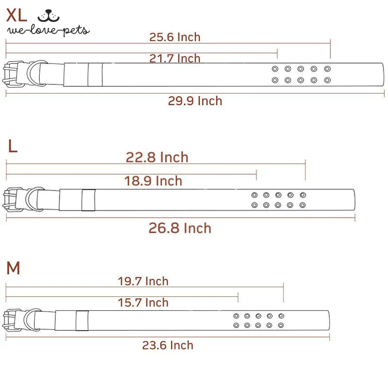 2" Wide Tactical Heavy Duty Nylon Large Dog Collar K9 Military with Metal Buckle