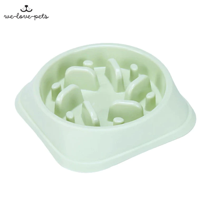Pet Slow Food Bowl Small Dog Choke-Proof Bowl Non-Slip Slow Food Feeder Dog Rice Bowl Pet Supplies Available for Cats and Dogs
