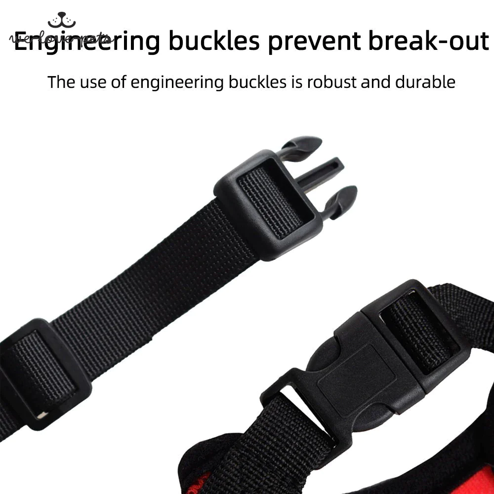 Cat Dog Pet Harness Adjustable Control Vest Dogs Reflective S M L XL Leash