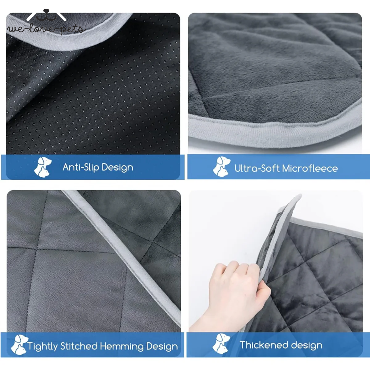 Super Warm Non-Slip Washable Pet Mat