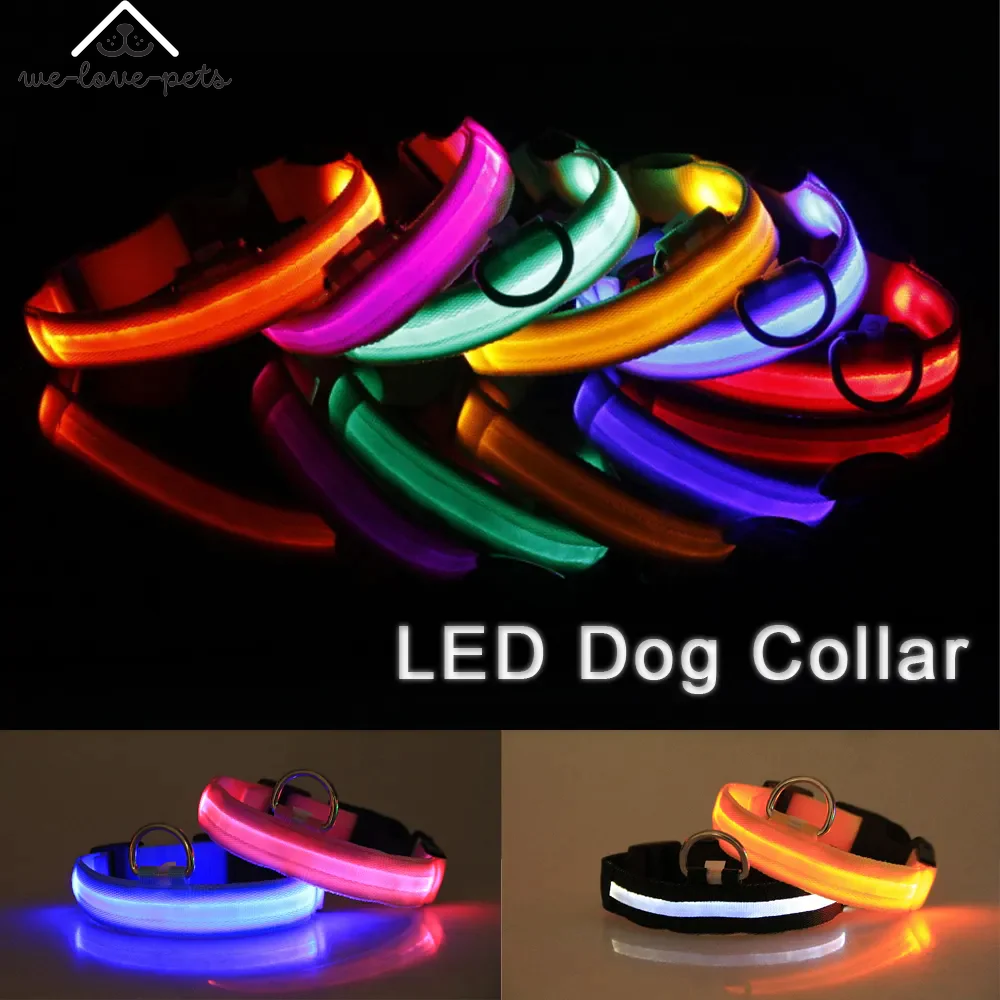 Illuminate Your Pup's Safety: Waterproof LED Adjustable Flashing Dog Collar