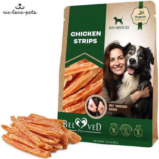 Chicken Strips Dog Treats Human Grade Meat Sticks Grain Free Chews 10.6 Oz