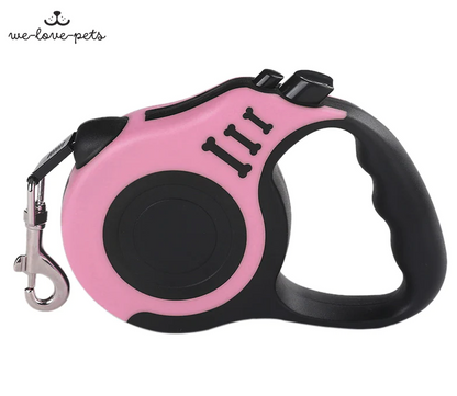 16.5FT Automatic Retractable Dog Leash Pet Collar Automatic Walking Lead Free US