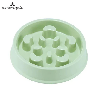 Pet Slow Food Bowl Small Dog Choke-Proof Bowl Non-Slip Slow Food Feeder Dog Rice Bowl Pet Supplies Available for Cats and Dogs