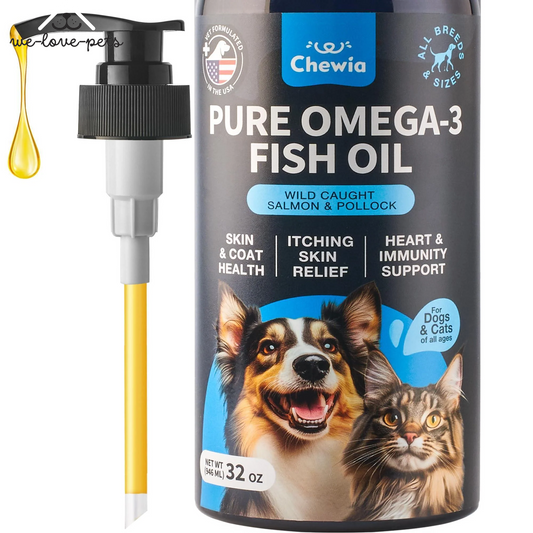 Coat & Skin All Breeds Dog Supplement 32 Oz Fish Oil for Dogs Pet Supplies for Dogs Fish Oil