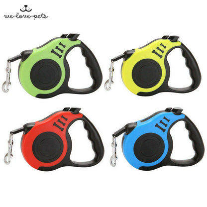 16.5FT Automatic Retractable Dog Leash Pet Collar Automatic Walking Lead Free US