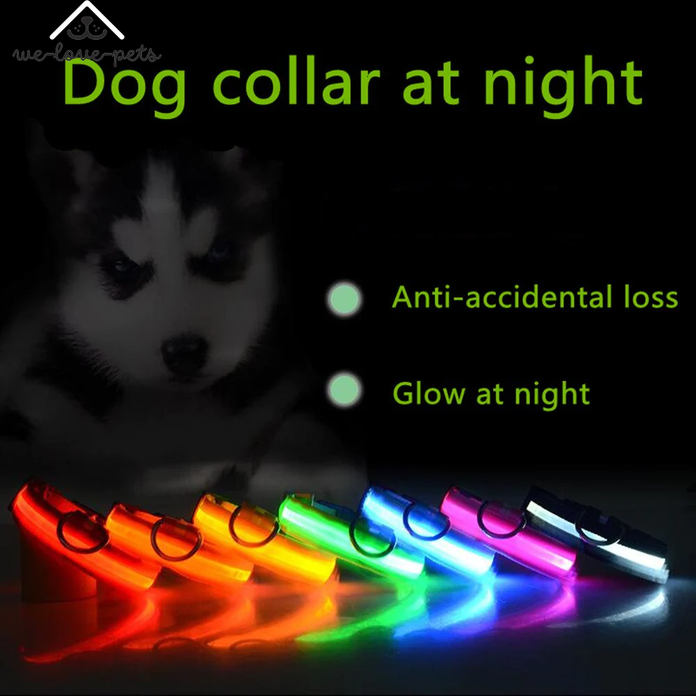 Illuminate Your Pup's Safety: Waterproof LED Adjustable Flashing Dog Collar