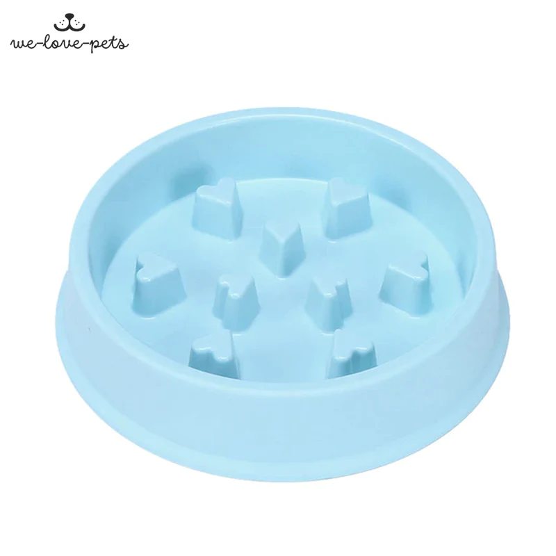 Pet Slow Food Bowl Small Dog Choke-Proof Bowl Non-Slip Slow Food Feeder Dog Rice Bowl Pet Supplies Available for Cats and Dogs