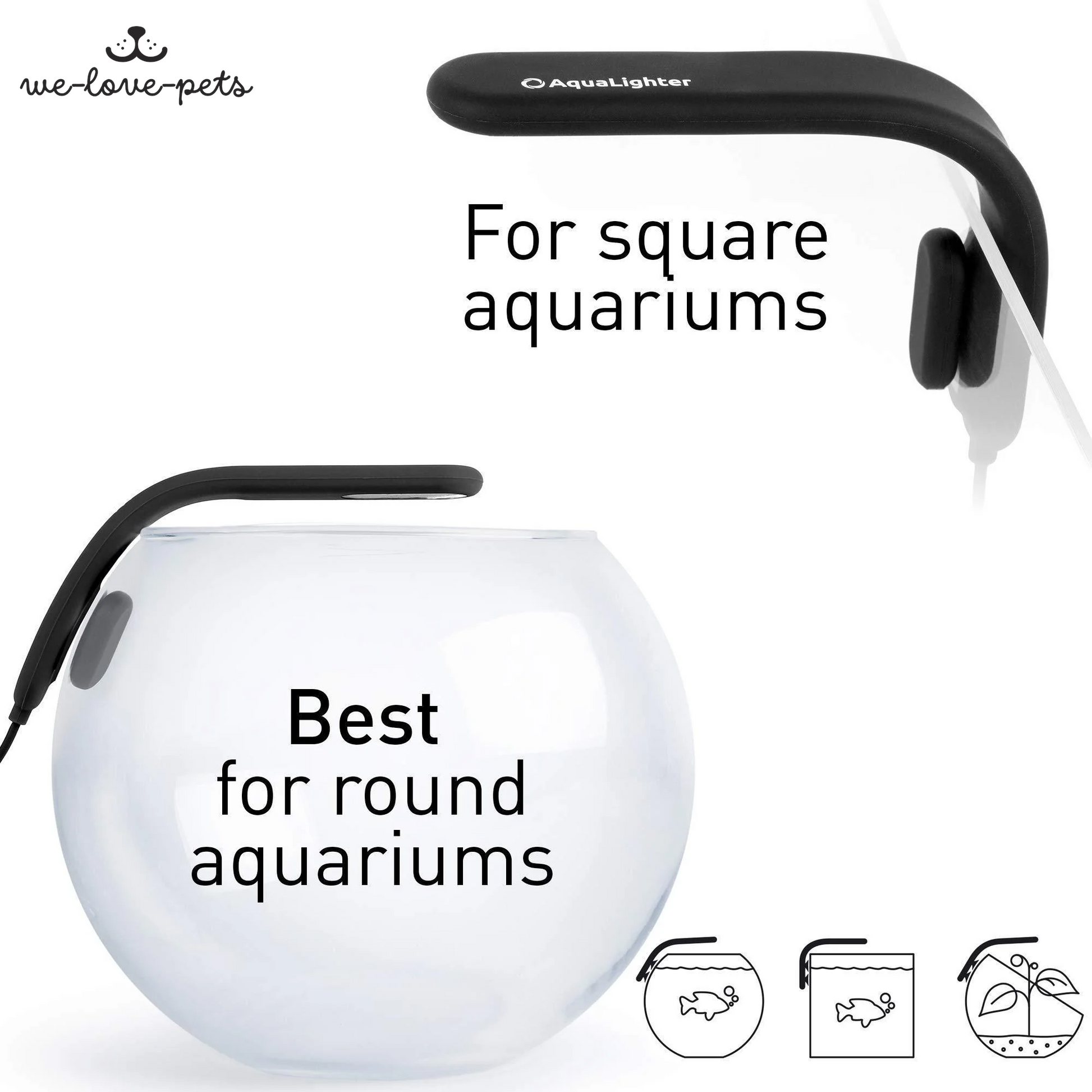 Fish Tank Light Clip on Aquarium Light Aquarium Light for Plants LED Flexible Lamp for Freshwater Small Aquarium Light Picosoft Yellow 5 Gallon