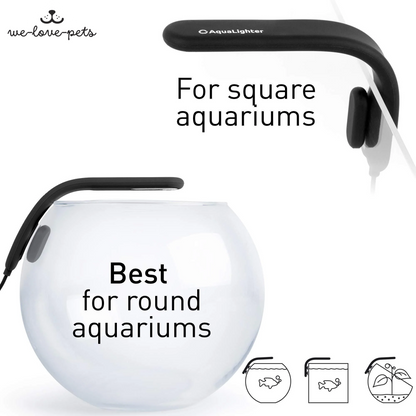 Fish Tank Light Clip on Aquarium Light Aquarium Light for Plants LED Flexible Lamp for Freshwater Small Aquarium Light Picosoft Yellow 5 Gallon