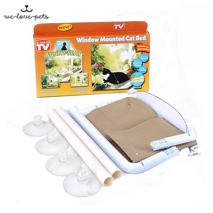 Hanging Cat Bed Pet Cats Hammock Aerial Pet Bed House Kitten Climbing Frame Sunny Window Seat Nest Bearing 20Kg Cat Accessories